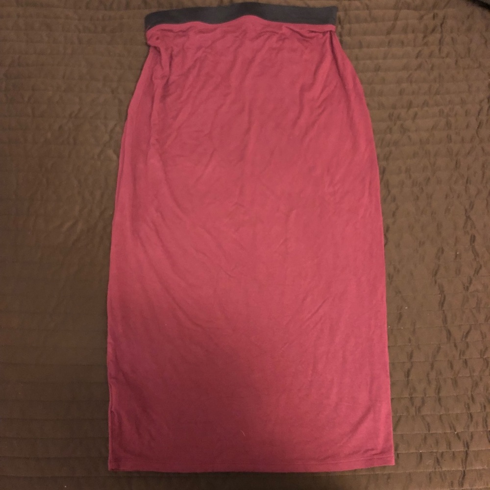 Red Pencil Skirt